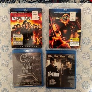 56. Movies Blue-Ray 4 for the price of one.